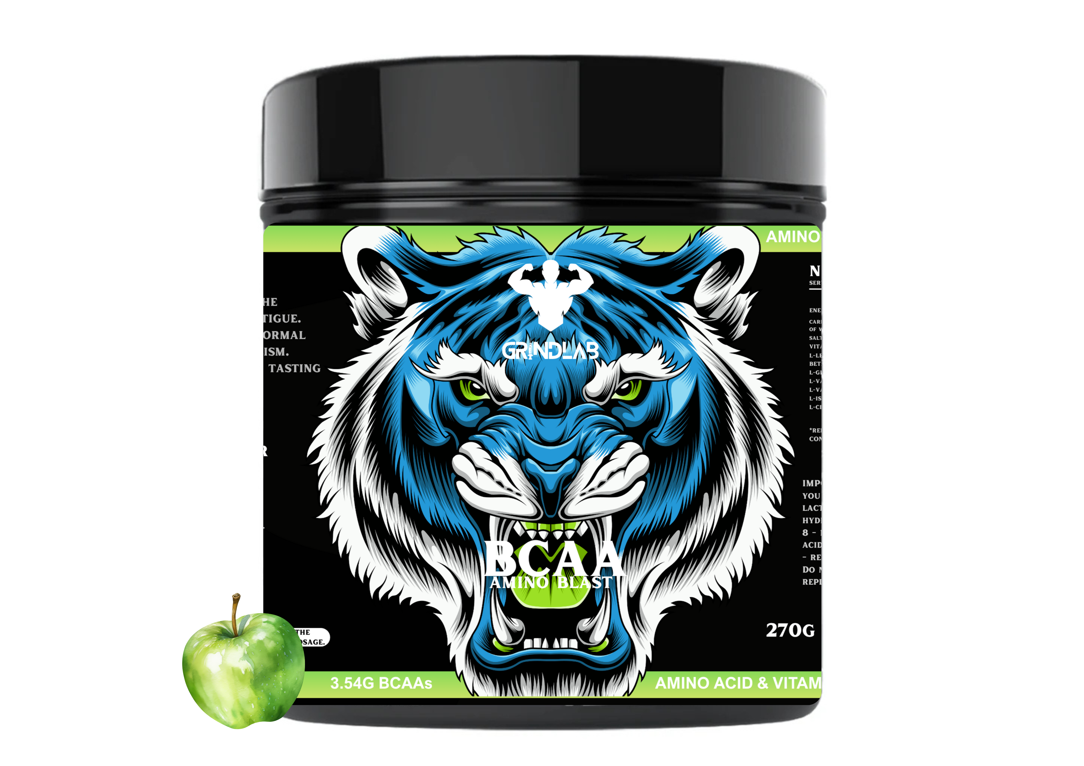 BCAA – Amino Acid & Vitamin Complex (Multiple Flavours) 270g